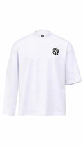 Patented Asymmetrical Sleeve White Tee