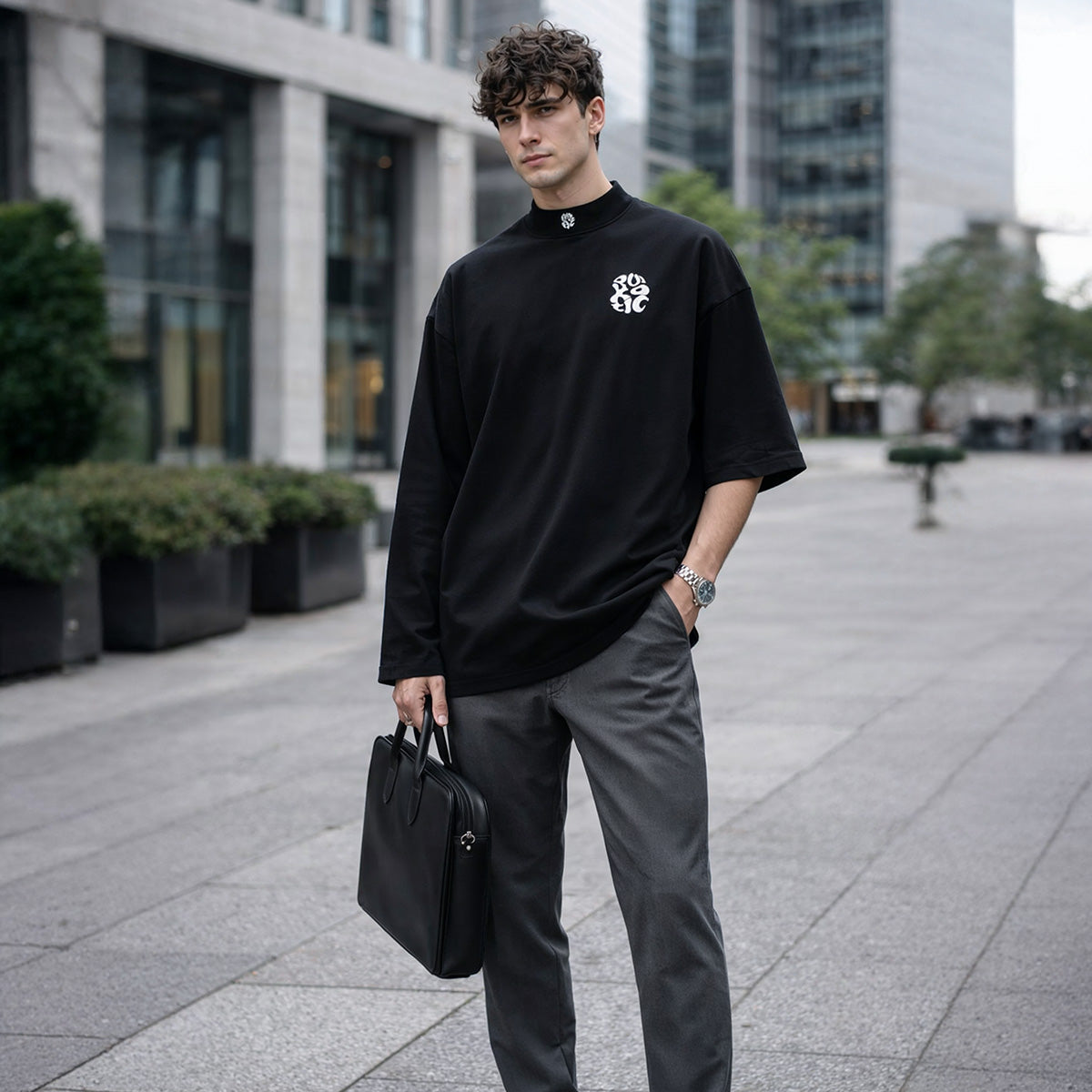 Quixotic Essential Tee Black