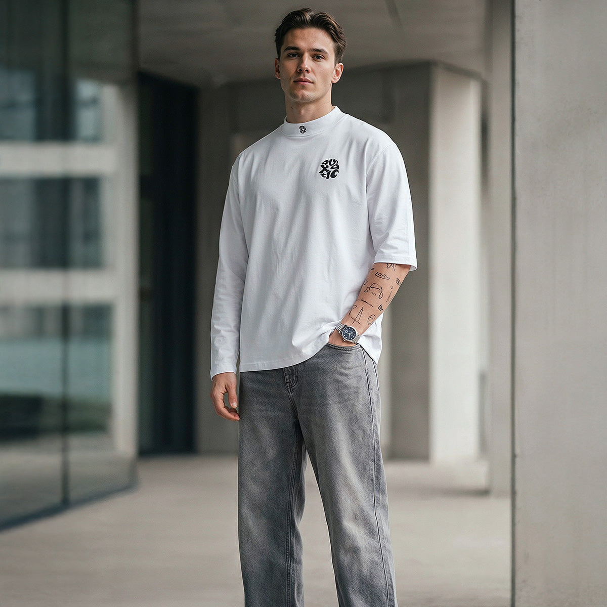 Quixotic Essential Tee White